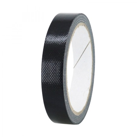 FOND DE JANTE TRESSE ADHESIF TUBELESS COMPATIBLE TUBETYPE NOIR LARGEUR 12mm LONGUEUR 9M (VENDU AU ROULEAU)