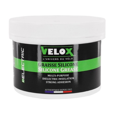 GRAISSE VELO VELOX SILICONE POUR VAE - ISOLANT DIELECTRIQUE (POT 350ml) (VENDU A L UNITE) - INSOLUBLE DANS L'EAU