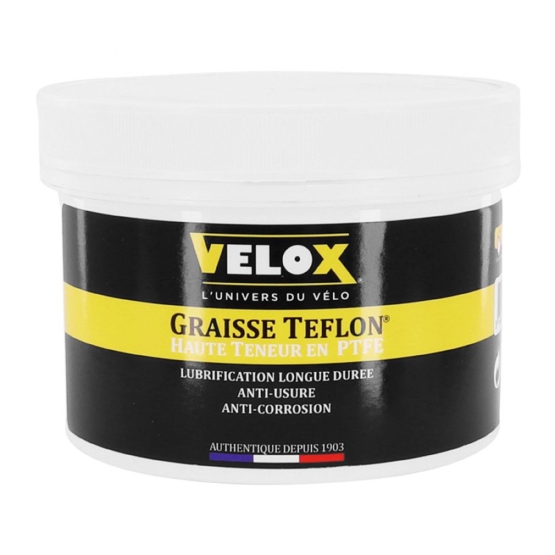 GRAISSE VELO VELOX TEFLON - PTFE LONGUE DUREE (POT 350ml) (VENDU A L UNITE)