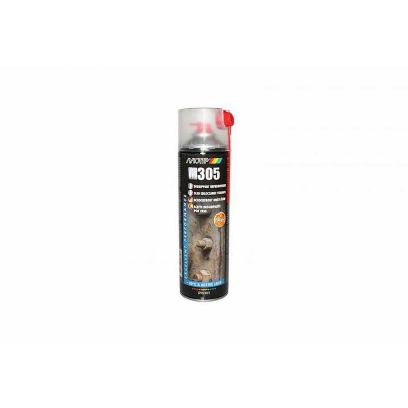 DEGRIPPANT REFROIDISSEUR MOTIP M305 (DEBLOQUE PAR BAISSE SOUDAINE DE TEMPERATURE -30°C) (AEROSOL 500ml)