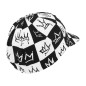 CASQUETTE VELO DECO KING NOIR-BLANC