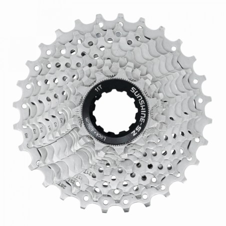 Cassette 11v. shine 11-28 pour Shimano-Sram route argent (vendu en boite)    (11-12-13-14-15-16-17-19-21-24-28)