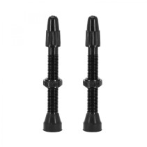 VALVE DE PNEU TUBELESS VITTORIA 40 mm ALU NOIR OBUS DEMONTABLE (VENDU PAR 2)
