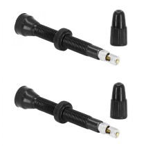 VALVE DE PNEU TUBELESS VITTORIA 40 mm ALU NOIR OBUS DEMONTABLE (VENDU PAR 2)