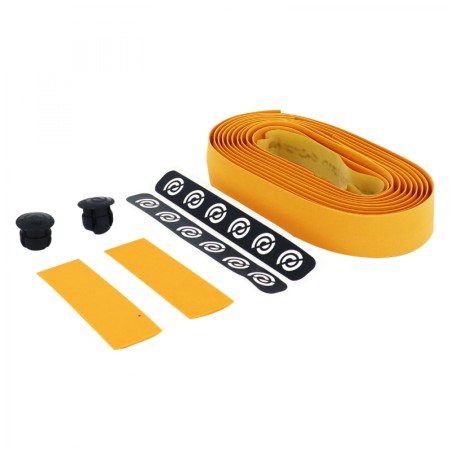 Ruban de guidon Bike Ribbon cork gel orange