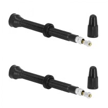 VALVE DE PNEU TUBELESS VITTORIA 60 mm ALU NOIR OBUS DEMONTABLE (VENDU PAR 2)
