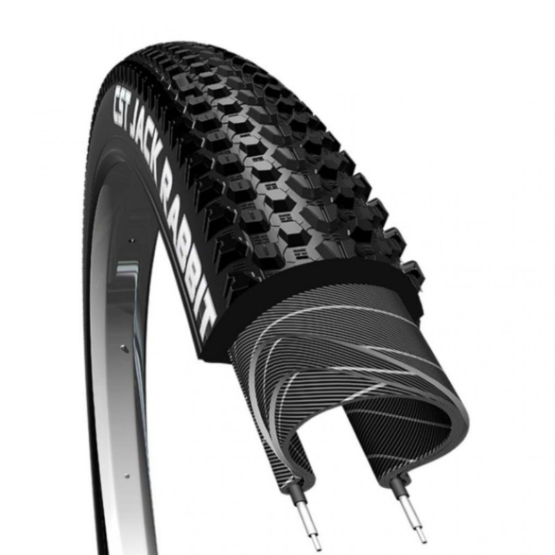 PNEU VTT 29 X 2.35 CST JACK RABBIT NOIR TS TUBETYPE-TUBELESS READY (60-622)  - TRIPLE COMPOUND RENFORCE NIVEAU 5-6