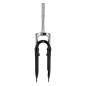 FOURCHE VTC 28 " ZOOM SWIFT ALU RESSORT NOIR DEB. 50mm PIVOT (240-85) FILETE 1"1-8-25.4  INTERIEUR COMPATIBLE V-BRAKE-DISC