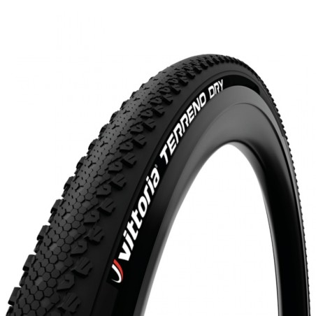 Pneu gravel 700 x 37 Vittoria terreno dry graphene 2.0 noir tubeless ready ts (37-622)
