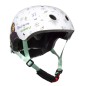 CASQUE VELO ENFANT DISNEY V3 FROZEN BLANC AVEC MOLETTE REGLAGE TAILLE 54-58 (VENDU SUR CARTE)
