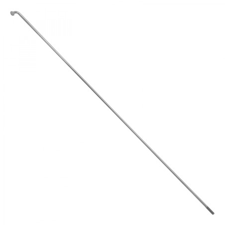 RAYON E-BIKE INOX ARGENT 2.3mm L 254mm TETE COUDEE (VENDU A L'UNITE SANS ECROU) - VOIR 185897 POUR ECROU