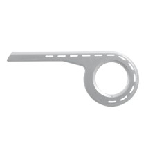 CARTER CHAINE PISTOLET HEBIE ARGENT PLATEAU 44-48D. (VENDU A L UNITE)  -  ajouter fixation ref 178275 et en option ref 178274