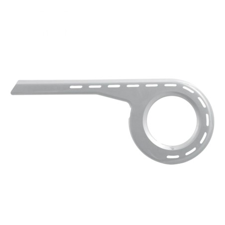 CARTER CHAINE PISTOLET HEBIE ARGENT PLATEAU 44-48D. (VENDU A L UNITE)  -  ajouter fixation ref 178275 et en option ref 178274