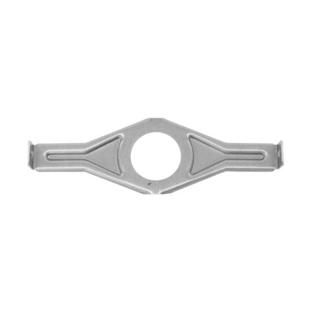 FIXATION SUR BOITIER PEDALIER POUR CARTER CHAINE PISTOLET HEBIE 38D. DIAMETRE 180mm (VENDU A L UNITE)  -