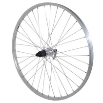 Roue vtt 26" arriere alu moy blocage cassette 9-8v.