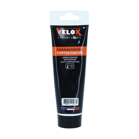 GRAISSE VELO VELOX CUIVRE ANTI-GRIPPANT (TUBE DE 100ml) (VENDU A L UNITE)