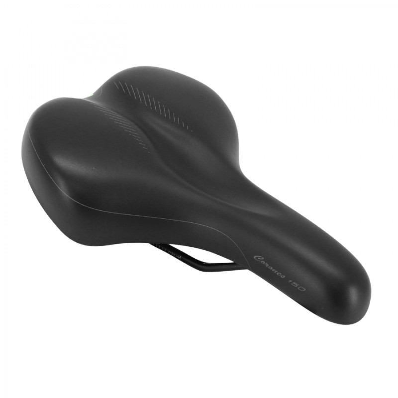 SELLE NEWTON CITY FLUIDYNAMIC DOUBLE DENSITE CONFORT 50 NOIR HOMME 282x180mm