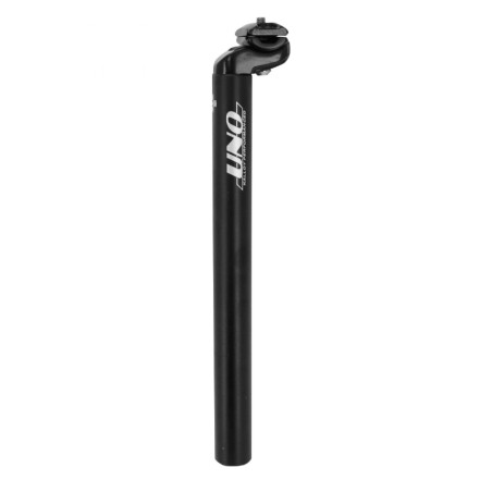 TIGE DE SELLE ROUTE-VTT P2R NOIR AVEC DEPORT DIAM 31.6 L350mm