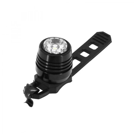 ECLAIRAGE VELO USB KIT NEWTON 22B SUR CINTRE-TIGE DE SELLE LEDS NOIR (LIVRE AVEC FIXATIONS) - RECHARGEABLE USB (AVANT 38LUMENS
