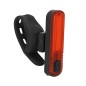 ECLAIRAGE VELO USB KIT NEWTON 70B SUR CINTRE-TIGE DE SELLE LEDS NOIR (LIVRE AVEC FIXATIONS) - RECHARGEABLE USB