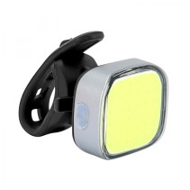 ECLAIRAGE VELO - TROTTINETTE USB AVANT NEWTON 36B SUR CINTRE-TIGE DE SELLE LEDS NOIR (LIVRE AVEC FIXATION CINTRE) -