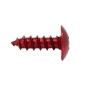 VIS PARKER TETE RONDE 5,0 x 12 mm ALU ROUGE (SACHET DE 10 PIECES)