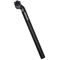 TIGE DE SELLE VTT ZOOM ALU NOIR DIAM. 27.2  L350mm (SERIE SPECIALE VISSERIE INOX)