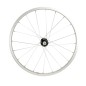 Roue vtt 20" av ecrou axe plein jante argent mach1 m110. moyeu alu 28t