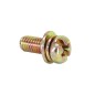 VIS A METAUX TETE CYLINDRIQUE M4 x 10 mm BRONZE (SACHET DE 10 PIECES)