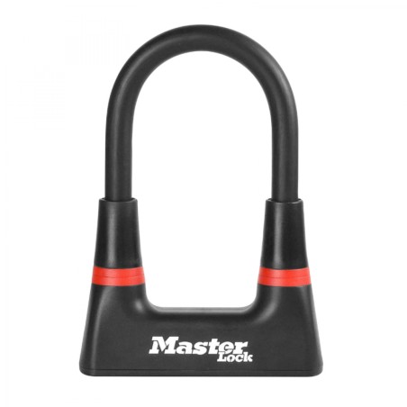 ANTIVOL TROTTINETTE U MASTERLOCK 80 x 150mm DIAM 14mm NOIR LIVRE AVEC 4 CLES