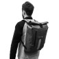 SACOCHE ARRIERE SAC A DOS VELO LATERALE HAPO-G DROIT-GAUCHE WATERPROOF 14L NOIR FIXATION PORTE BAGAGE