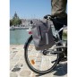 SACOCHE ARRIERE SAC A DOS VELO LATERALE HAPO-G DROIT-GAUCHE WATERPROOF 14L NOIR FIXATION PORTE BAGAGE