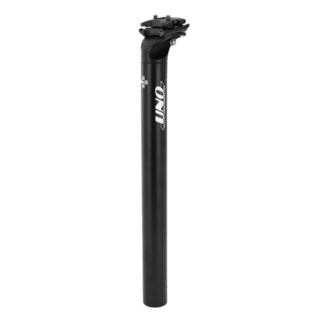 TIGE DE SELLE VTT UNO ALU NOIR DIAM 31,6  L350mm (SUR CARTE)