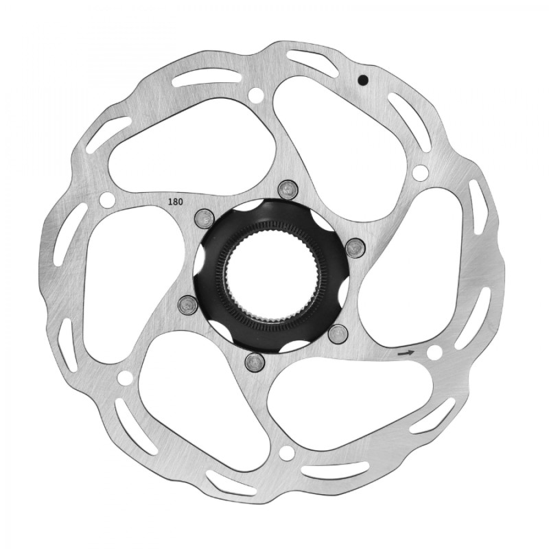 Disque de frein vtt centerlock Newton 180mm compatible Shimano