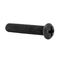 VIS A METAUX TETE CYLINDRIQUE M4 x 40 mm NOIR (SACHET DE 10 PIECES)