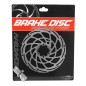 Disque de frein vtt 6 trous Newton brakco 160mm argent pour vae - e-bike avec renfort supplementaire de 2mm