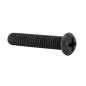 VIS A METAUX TETE CYLINDRIQUE M5 x 16 mm NOIR (SACHET DE 10 PIECES)