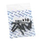 VIS A METAUX TETE CYLINDRIQUE M5 x 16 mm NOIR (SACHET DE 10 PIECES)