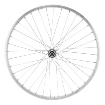 Roue city 650x35b alu arriere moyeu alu axe plein roue libre 1v. (35-584) (vendu avec ecrou 10x100) jante 21c