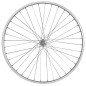 Roue vtt 26" av blocage jante argent mach1 m110 evo moy.miche magnum v-brake 36t