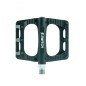 PEDALE VTT DESCENTE - BMX SWITCH FREERIDE NOIR ALU FILETAGE 9-16 AVEC PICOTS (PAIRE) 100x90mm