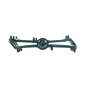 PEDALE VTT DESCENTE - BMX SWITCH FREERIDE NOIR ALU FILETAGE 9-16 AVEC PICOTS (PAIRE) 100x90mm