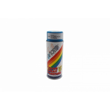 BOMBE DE PEINTURE MOTIP DECO GLYCERO BRILLANT BLEU LUMINEUX AEROSOL 400ml (01678)