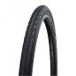 Pneu vtc urbain 700 x 38 Schwalbe delta cruiser plus noir tr (40-622) renfort green guard flanc reflex