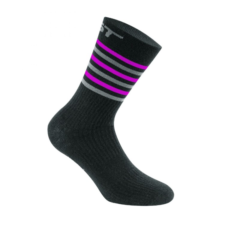 CHAUSSETTES HIVER GIST CLIMATIC NOIR-VIOLET 36-39 (PAIRE)