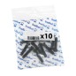 VIS A METAUX TETE CYLINDRIQUE M6 x 20 mm NOIR (SACHET DE 10 PIECES)