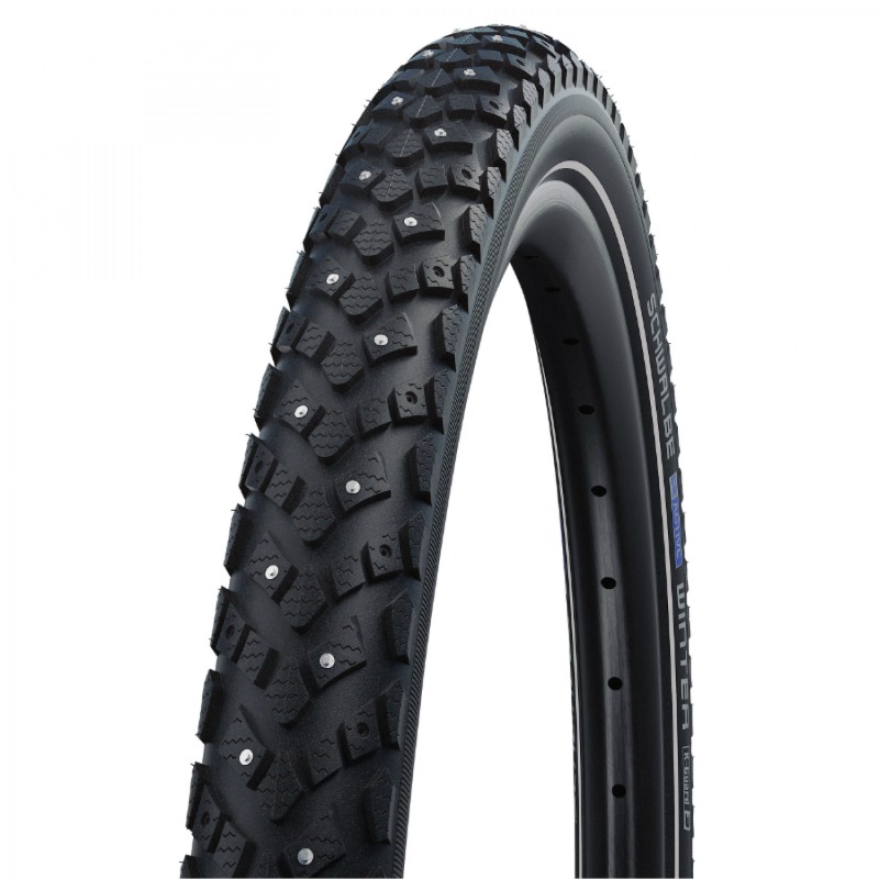 Pneu neige 27.5 x 2.00 Schwalbe winter tr (50-584) renfort flanc reflex - pneu neige et verglas avec 104 clous