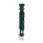 PEDALE VTT DESCENTE - BMX SWITCH NORTH SHORE NOIR ALU FILETAGE 9-16 AVEC PICOTS (PAIRE) 110x95mm