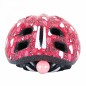 CASQUE VELO ENFANT POLISPORT JUNIOR LOVE ROSE TAILLE 52-56cm AVEC MOLETTE ET ECLAIRAGE LED (VENDU SUR CARTE)