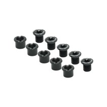 INTRAVIS PEDALIER TA ALU NOIR COMPATIBLE DOUBLE PLATEAUX 5 BRANCHES (JEU DE 5)